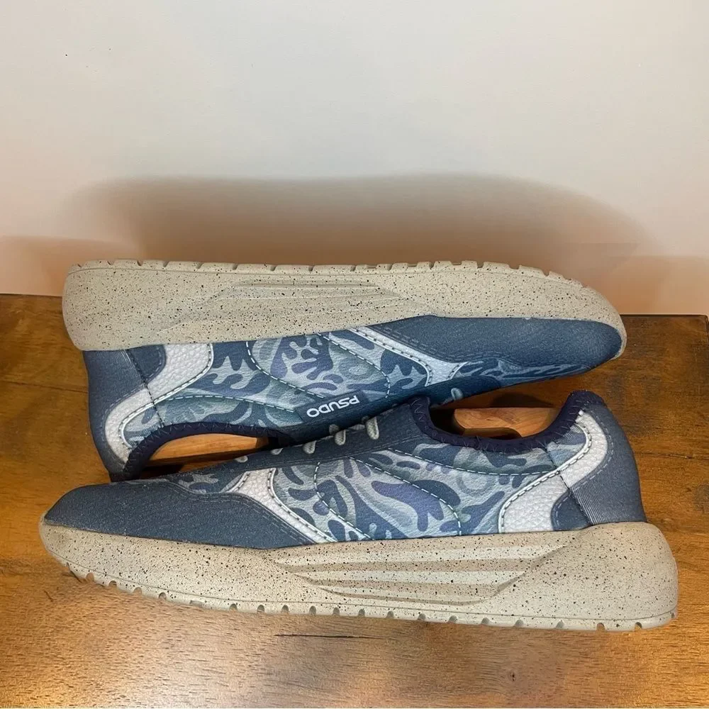 Psudo | Court Sustainable Shoes - Blue ; Womens 9.5